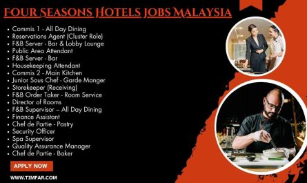 Four Seasons Hotels Jobs Malaysia