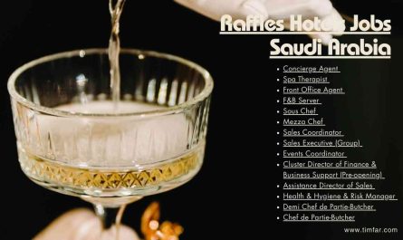 Raffles Hotels Jobs Saudi Arabia