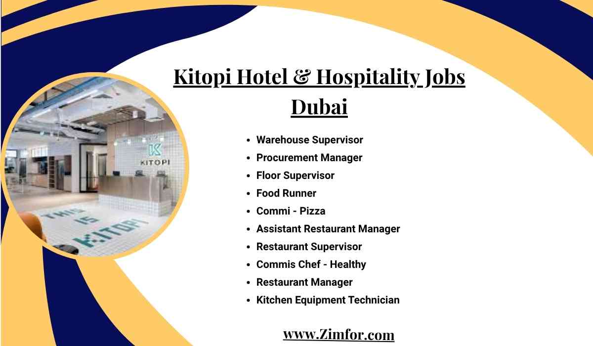 Kitopi Hotel & Hospitality Jobs Dubai