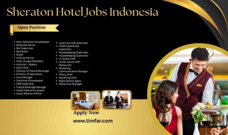 Sheraton Hotel Jobs Indonesia