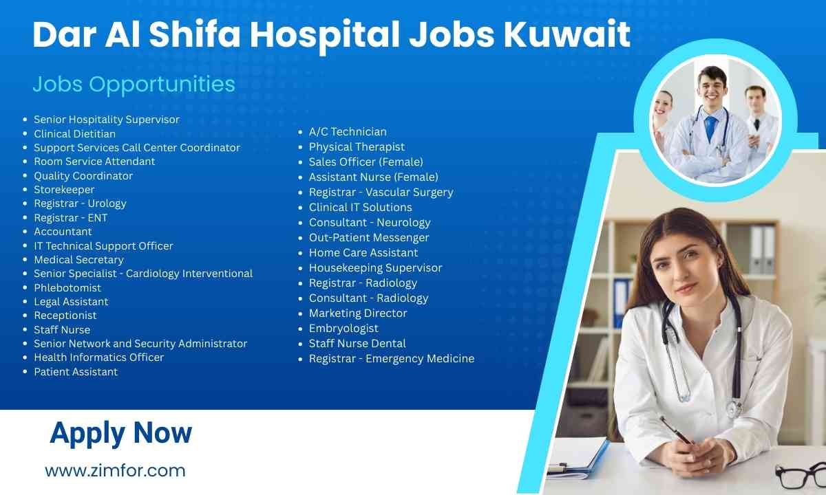 Dar Al Shifa Hospital Jobs Kuwait