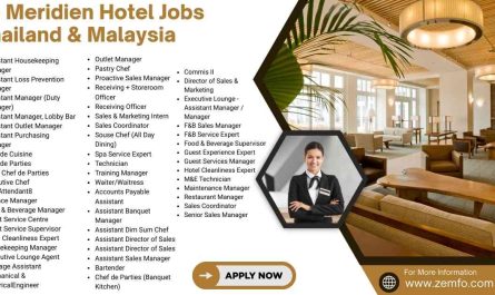Le Meridien Hotel Jobs Thailand & Malaysia