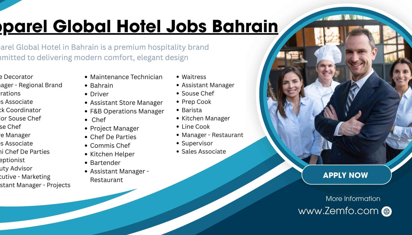 Apparel Global Hotel Jobs Bahrain