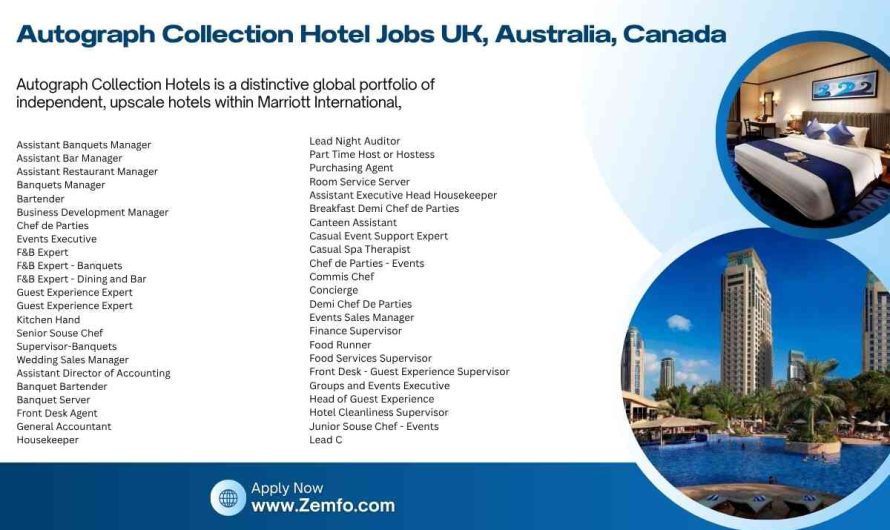 Autograph Collection Hotel Jobs UK, Australia, Canada
