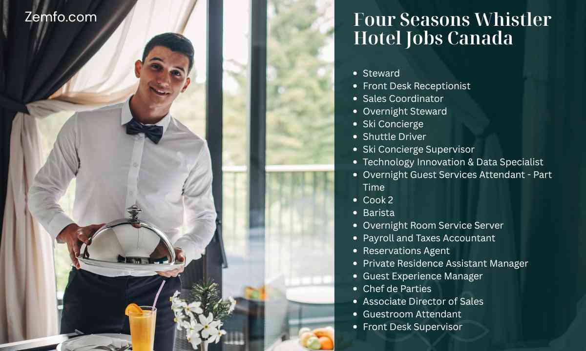 Four Seasons Whistler Hotel Jobs Canada