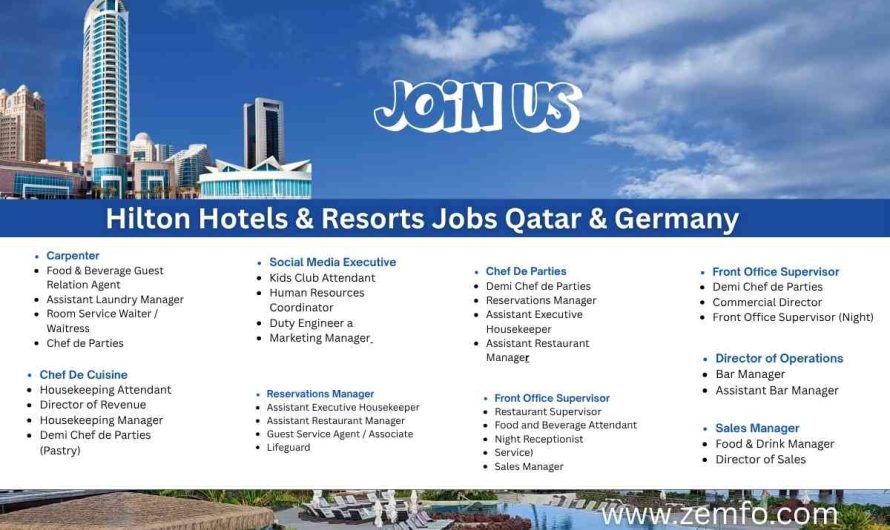 Hilton Hotels & Resorts Jobs Qatar & Germany