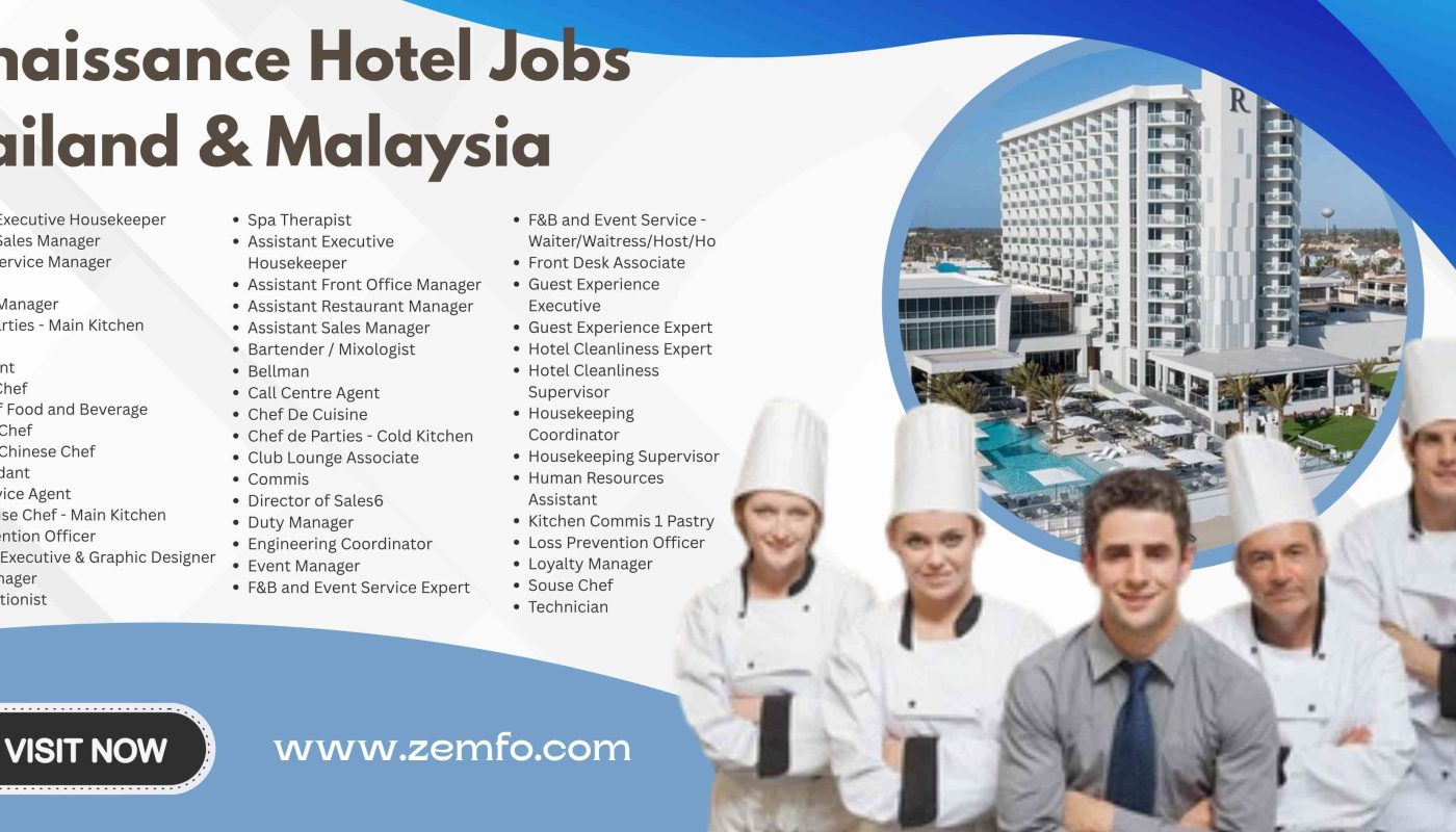 Renaissance Hotel Jobs Thailand & Malaysia