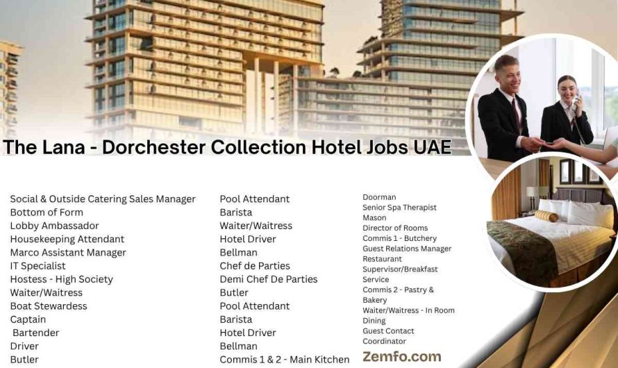 The Lana – Dorchester Collection Hotel Jobs UAE
