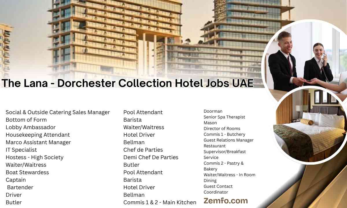 The Lana - Dorchester Collection Hotel Jobs UAE