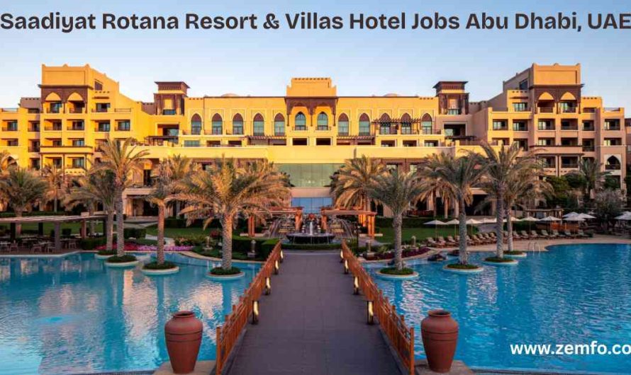 Saadiyat Rotana Resort & Villas Hotel Jobs Abu Dhabi, UAE