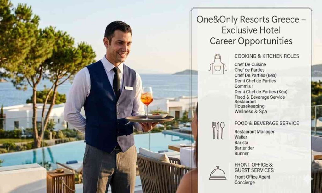 One&Only Resorts Greece – Exclusive Hotel Career Opportunities