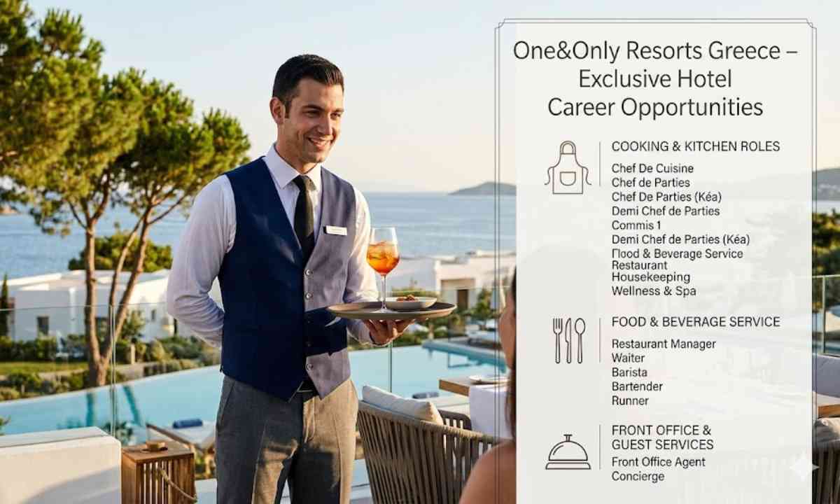 One&Only Resorts Greece – Exclusive Hotel Career Opportunities