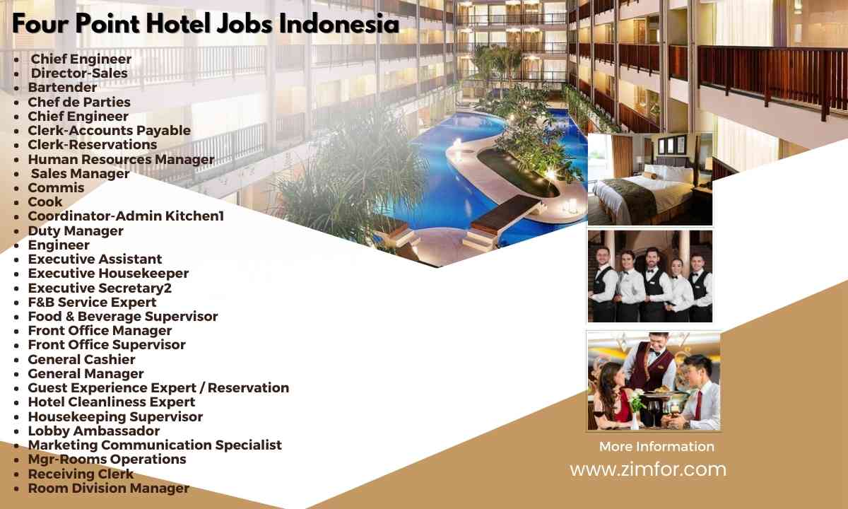 Four Point Hotel Jobs Indonesia