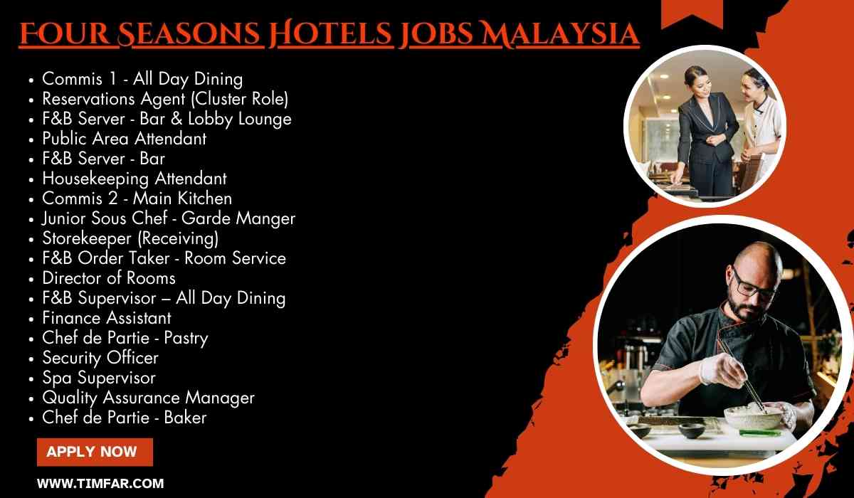 Four Seasons Hotels Jobs Malaysia