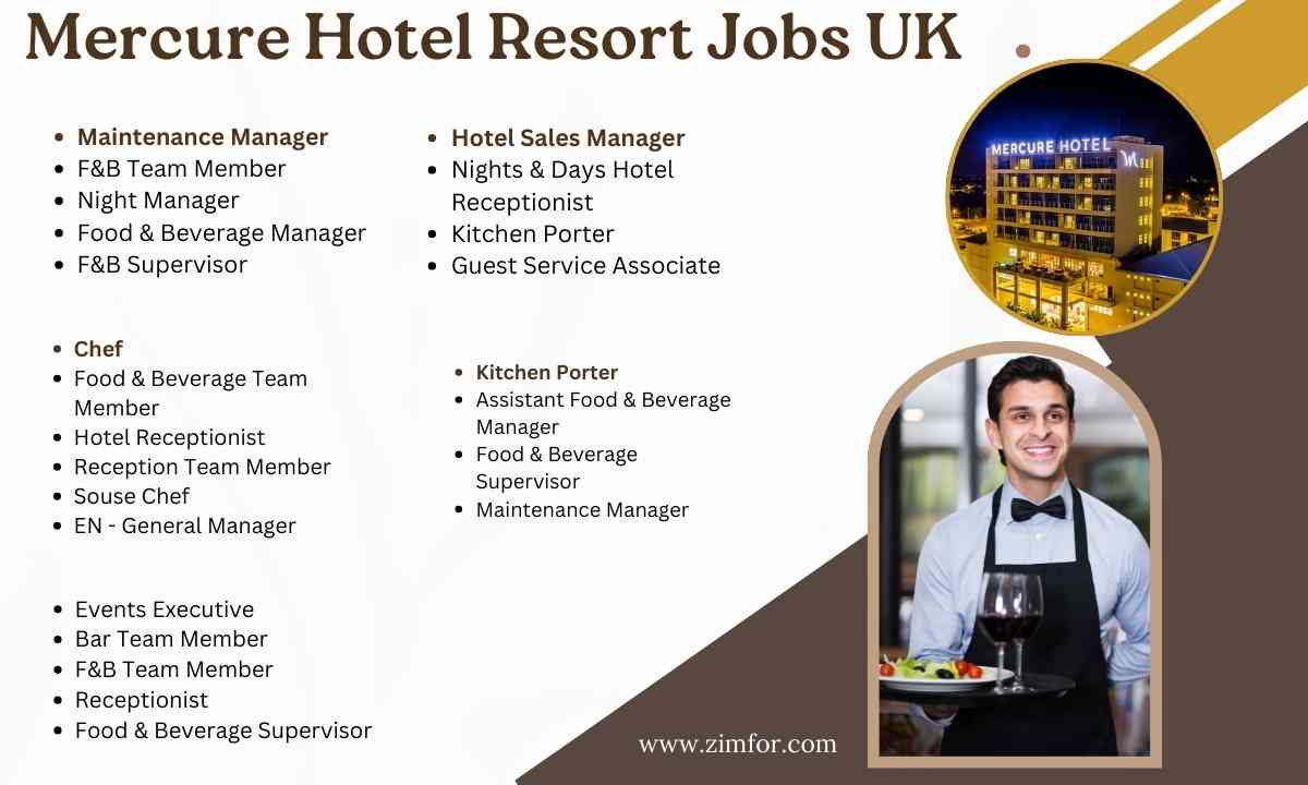 Mercure Hotel Resort Jobs UK
