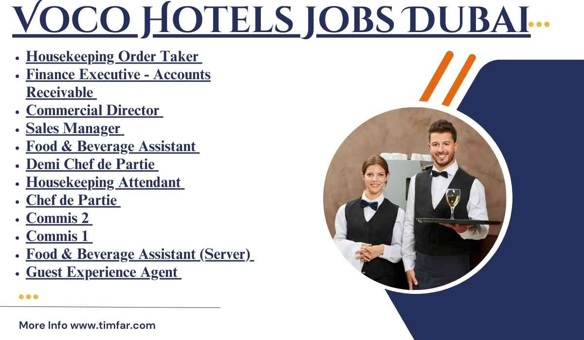 Voco Hotels Jobs Dubai