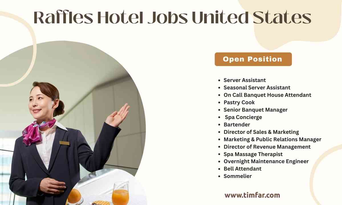 Raffles Hotel Jobs United States