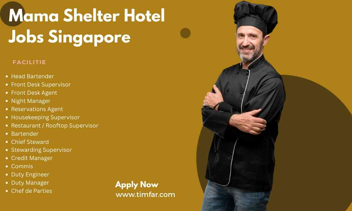 Mama Shelter Hotel Jobs Singapore
