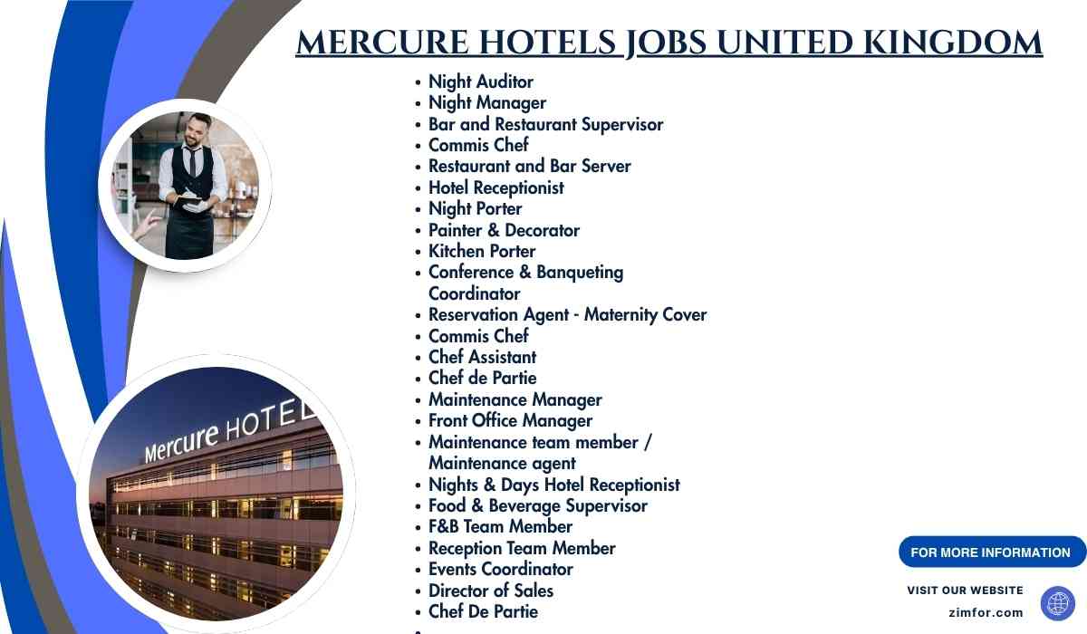 Mercure Hotels Jobs United Kingdom
