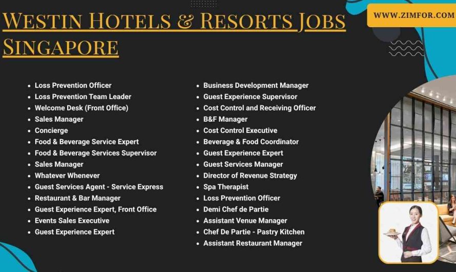 Westin Hotels & Resorts Jobs Singapore
