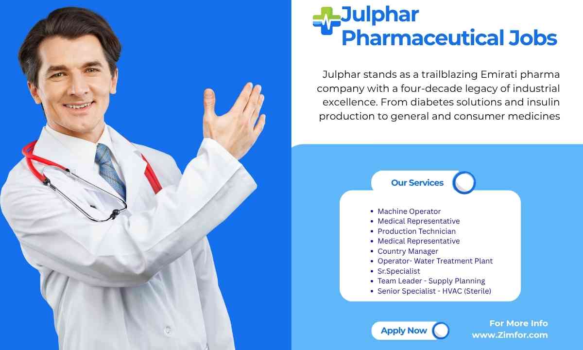 Julphar Pharmaceutical Jobs