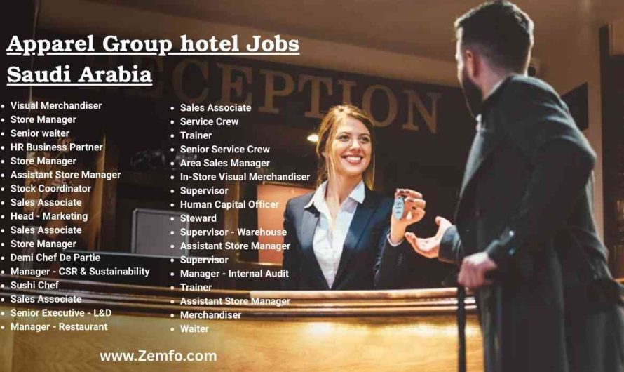 Apparel Group Hotel Jobs Saudi Arabia