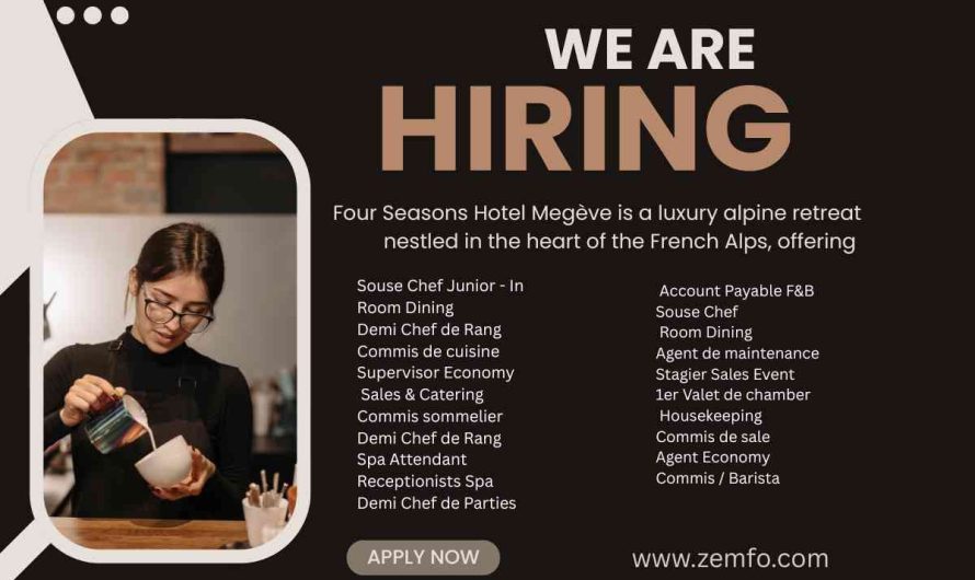 Four Seasons Megeve Hotel Jobs France