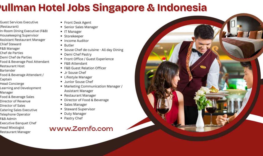 Pullman Hotel Jobs Singapore & Indonesia