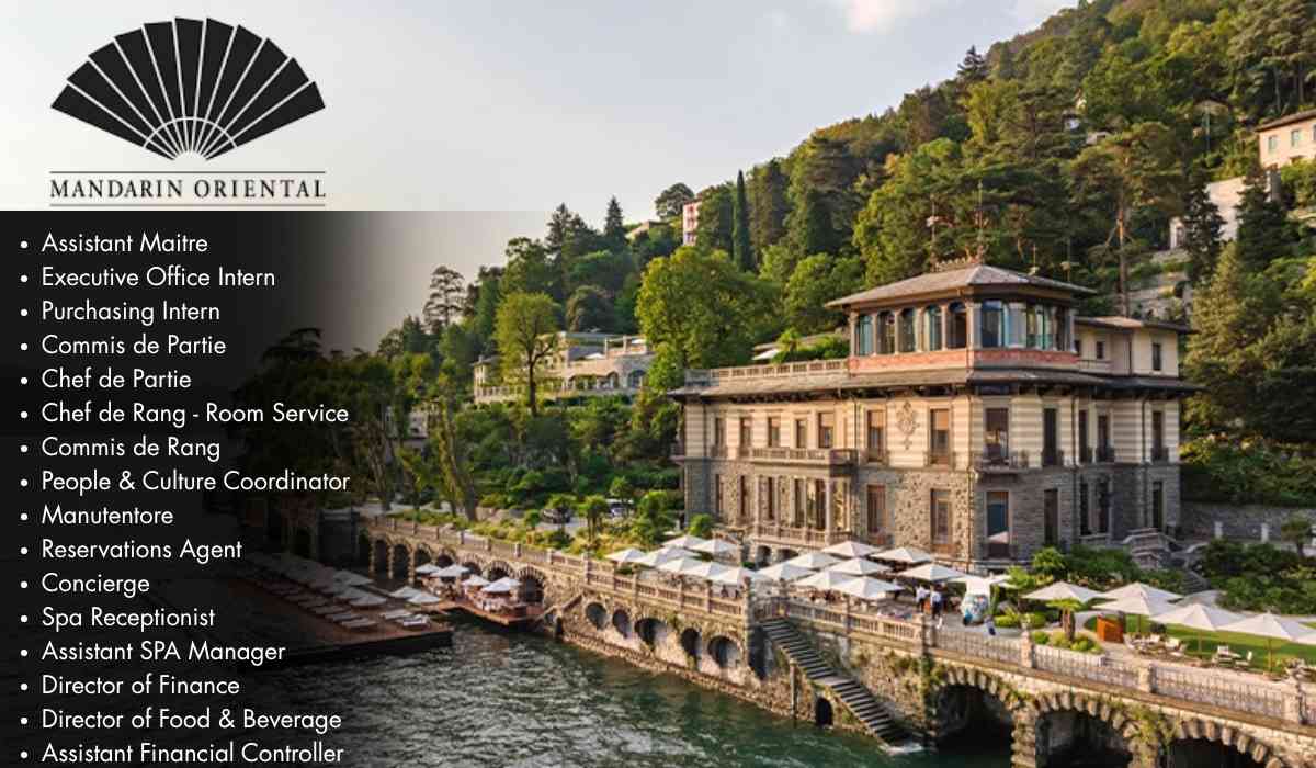 Mandarin Oriental Hotels Jobs Italy