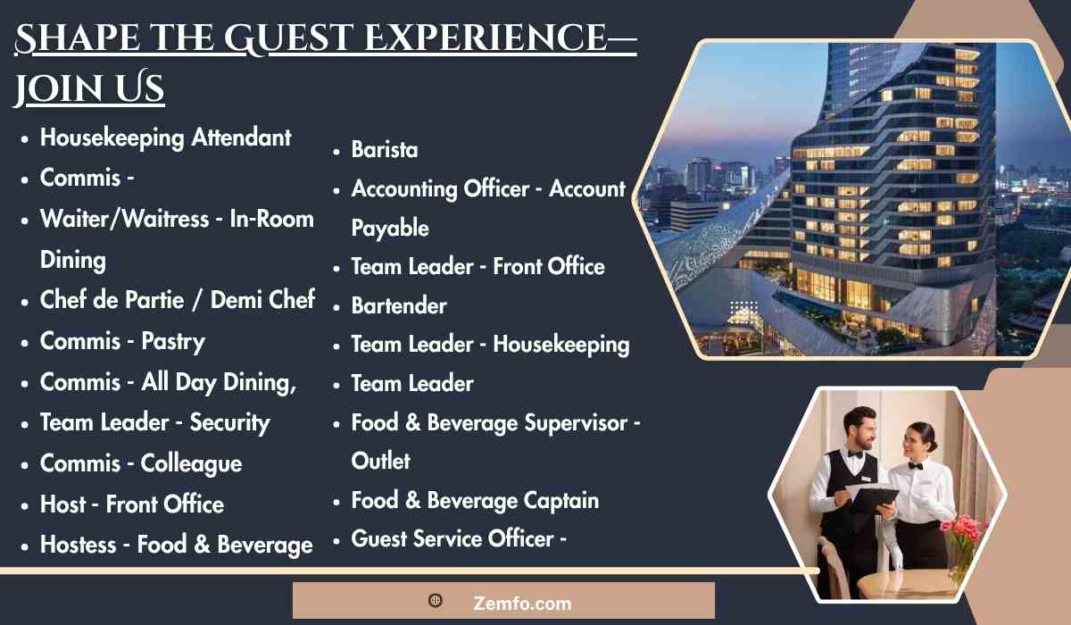 Park Hyatt Hotels Jobs Malaysia Indonesia