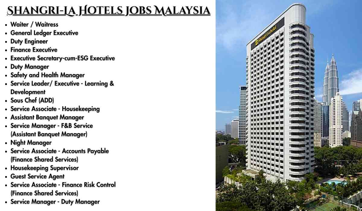 Shangri-La Hotels Jobs Malaysia