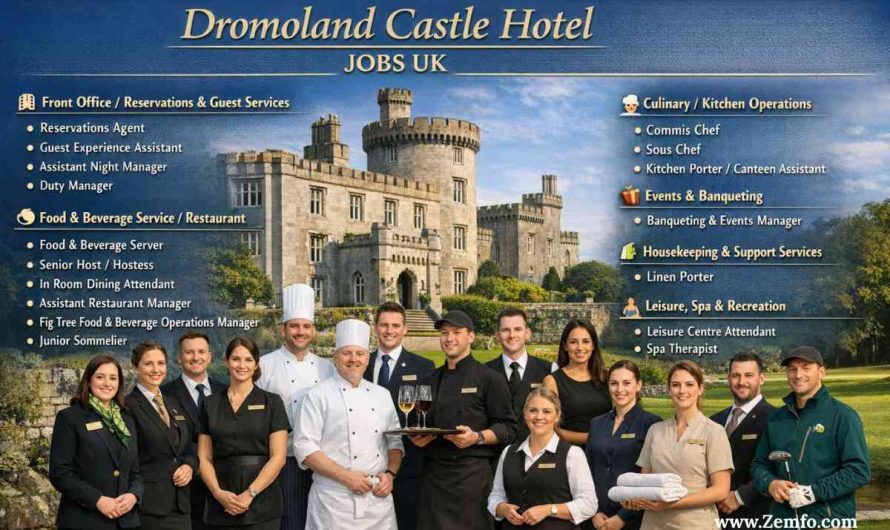 Dromoland Castle Hotel Job Opportunities – Hospitality Careers UK