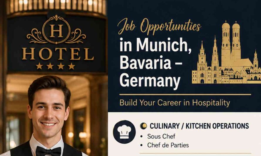 Job Opportunities in Munich, Bavaria – Germany