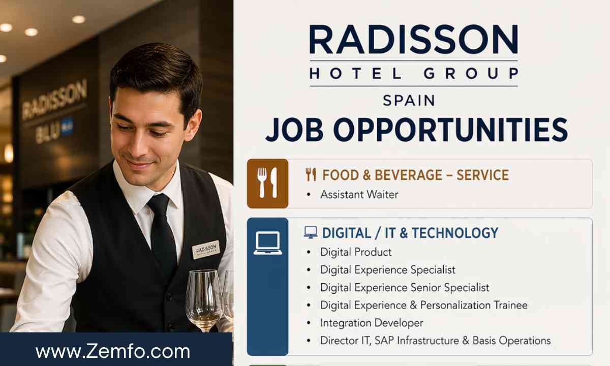 Radisson Hotel Group Spain – Job Opportunities