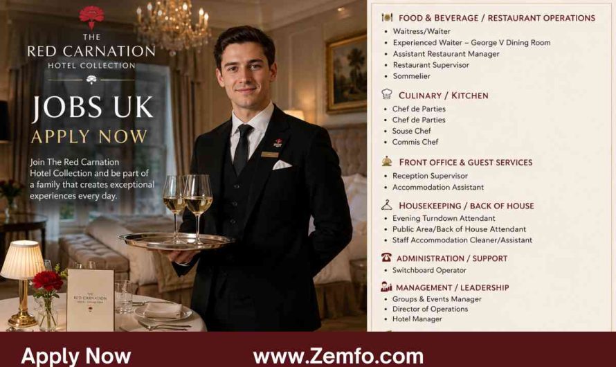 The Red Carnation Hotel Collection Jobs UK – Apply Now