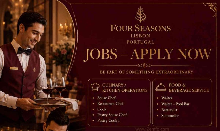 Four Seasons Lisbon Portugal Jobs – Apply Now