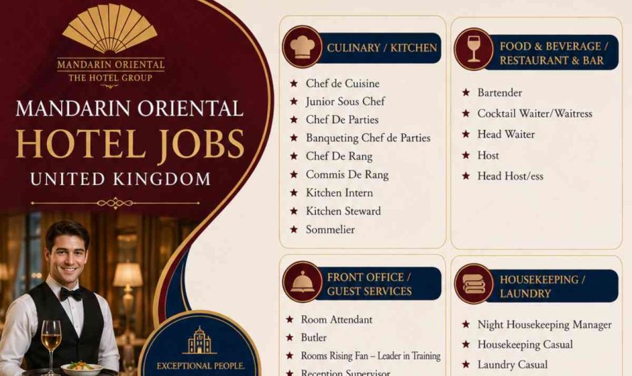Mandarin Oriental Hotel Jobs United Kingdom