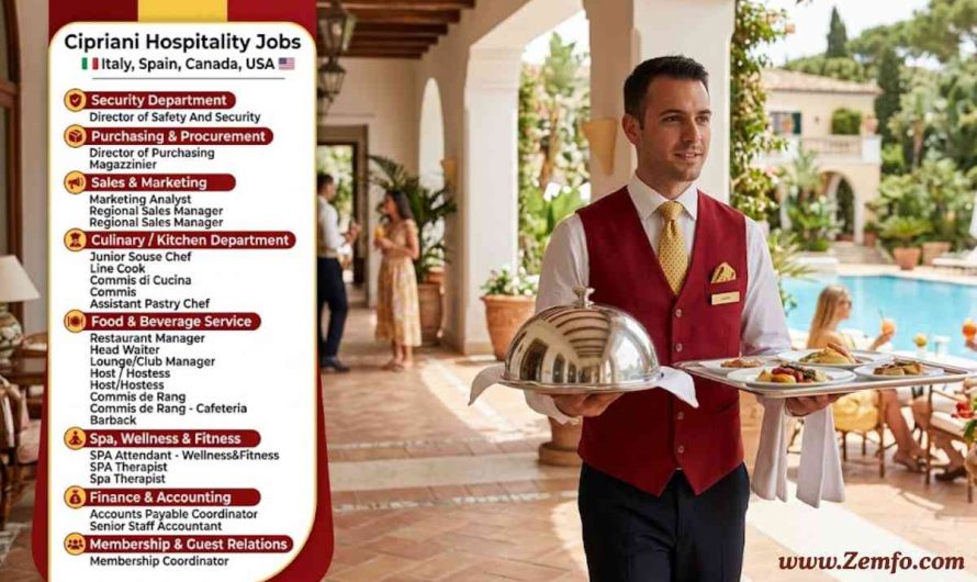 Cipriani Hospitality Jobs Italy, Spain, Canada, USA
