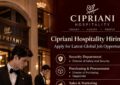 Cipriani Hospitality Hiring – Apply for Latest Global Job Opportunities