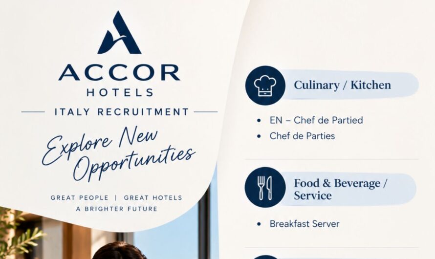 Accor Hotels Italy Recruitment – Explore New Opportunities