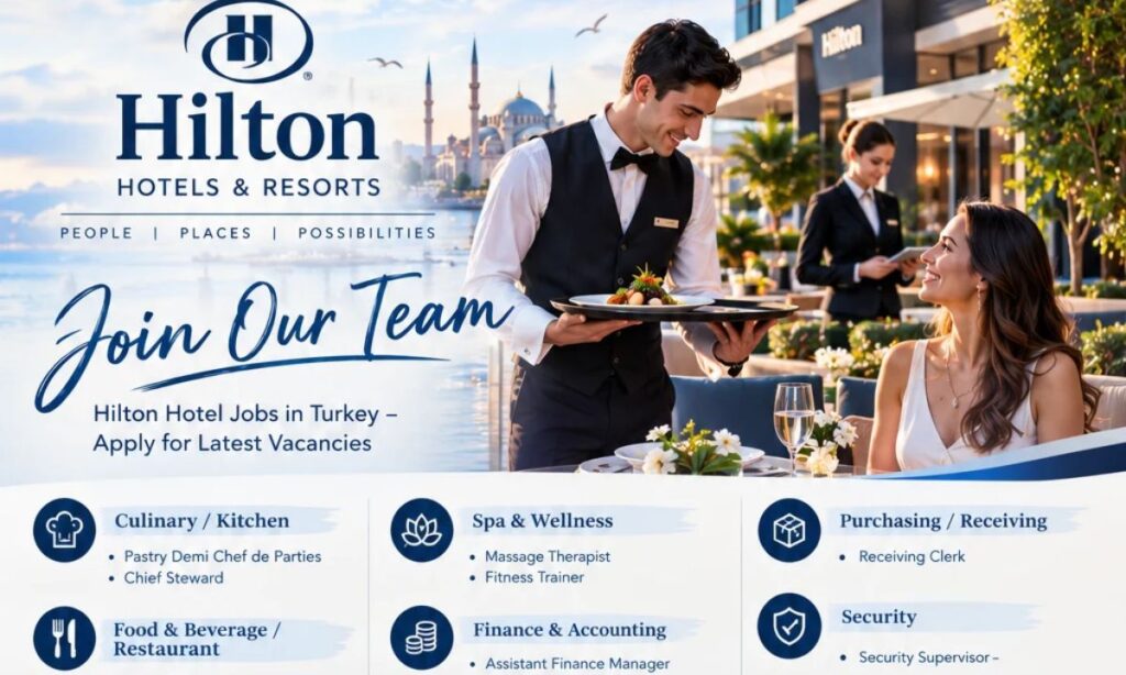 Hilton Hotel Jobs in Turkey – Apply for Latest Vacancies